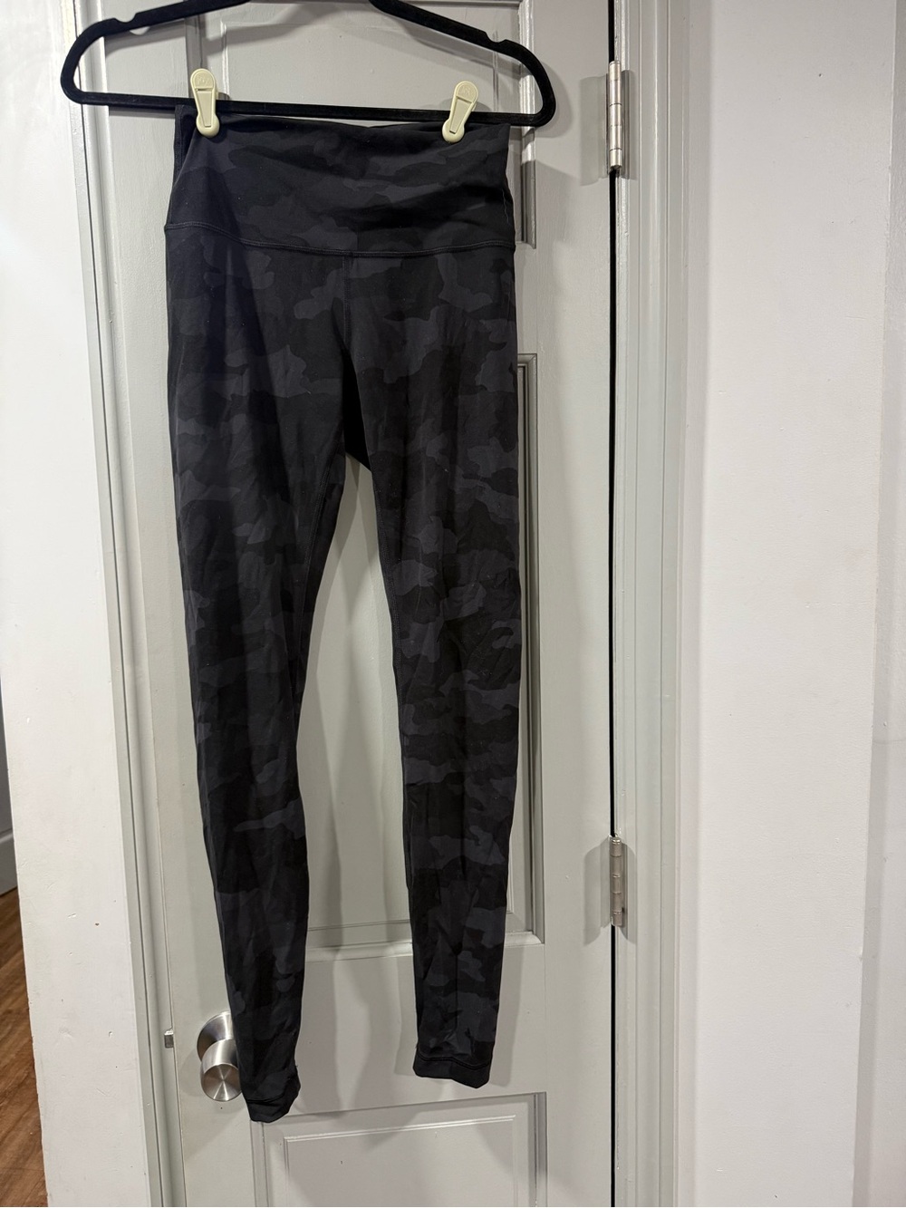 lululemon athletica Dark Gray Camo Leggings